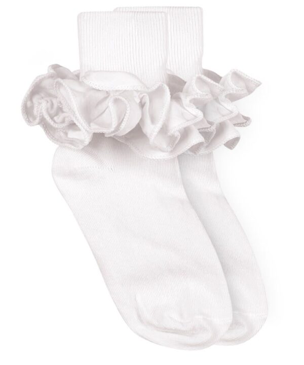 Jefferies Girl Socks with Ruffles